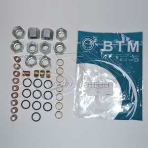 К-т на трубки полиамид d 14*12*1,3 мм 4 наим. мет. (гайка, муфта, ниппель) (10 шт. в уп.) ВТМ